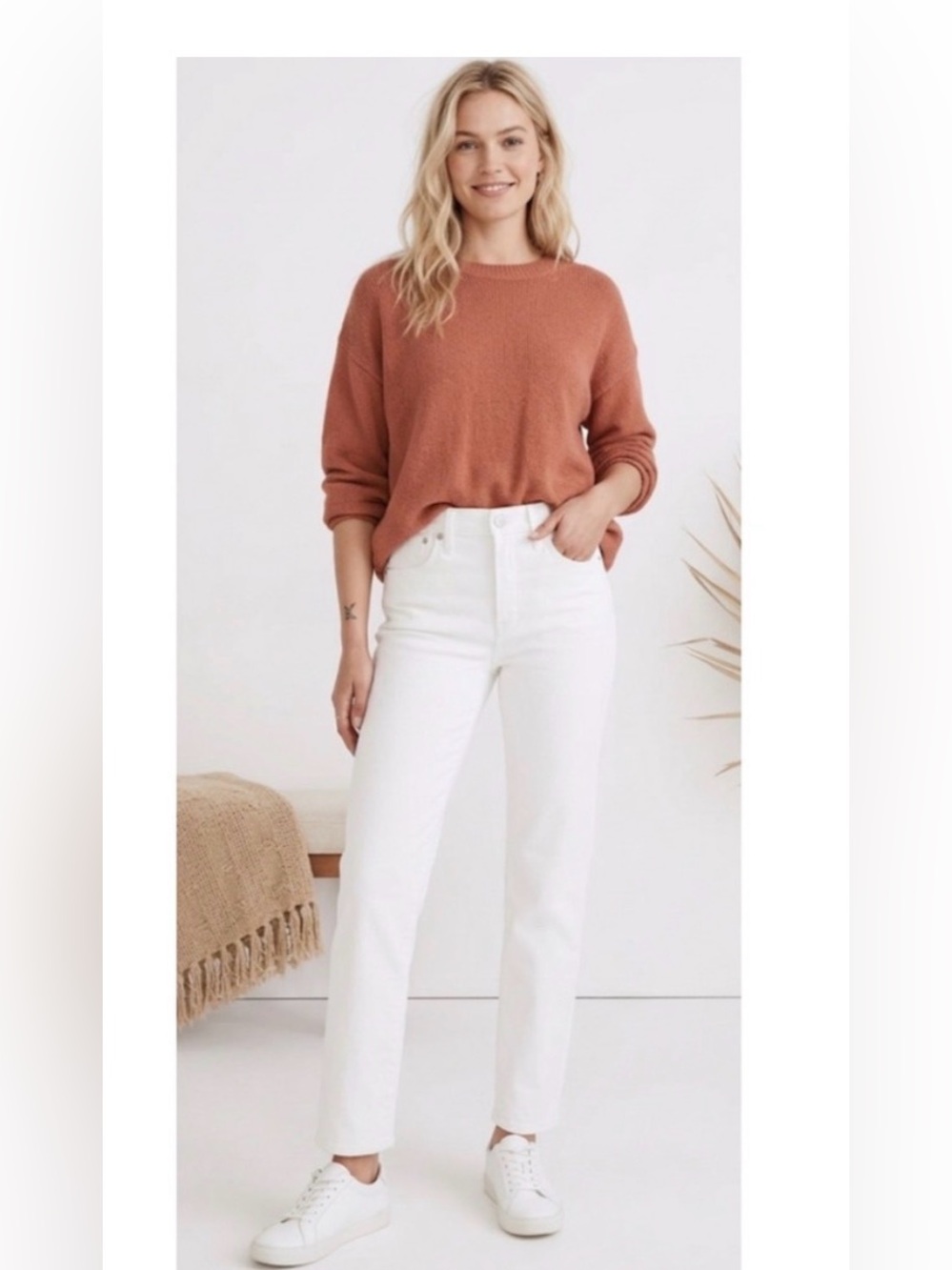 Madewell White Perfect Vintage Women's Jeans